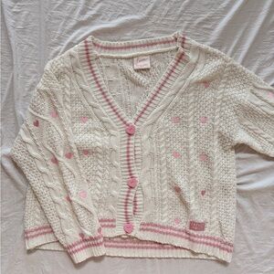 Official Lover cardigan from Taylor Swift’s merch store.